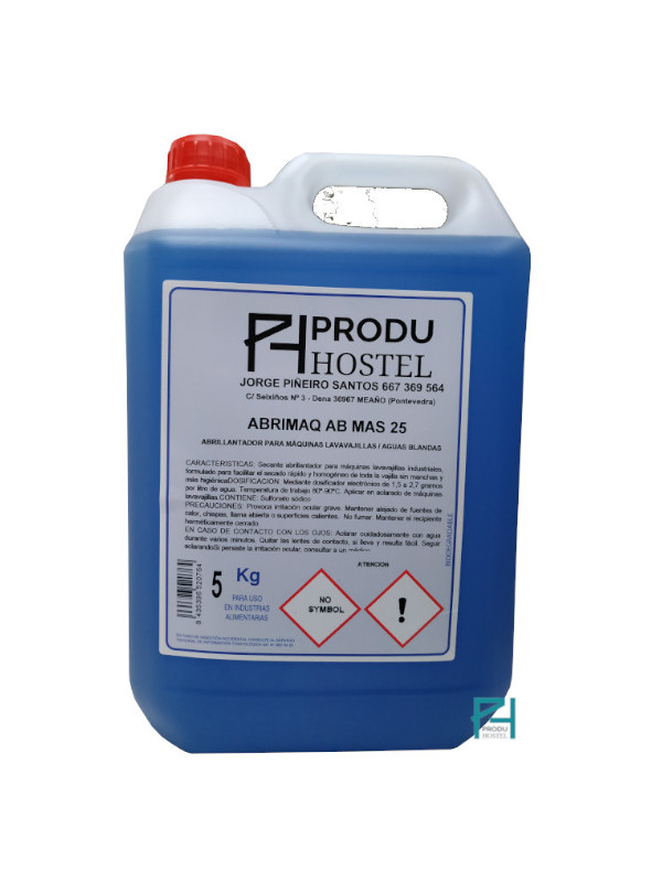 Abrillantador lavavajillas aguas blandas garrafa 5 litros