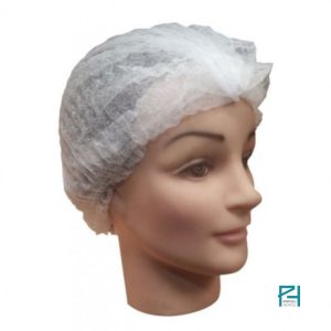 Paquete de 100 gorros de acordeón desechables en color blanco