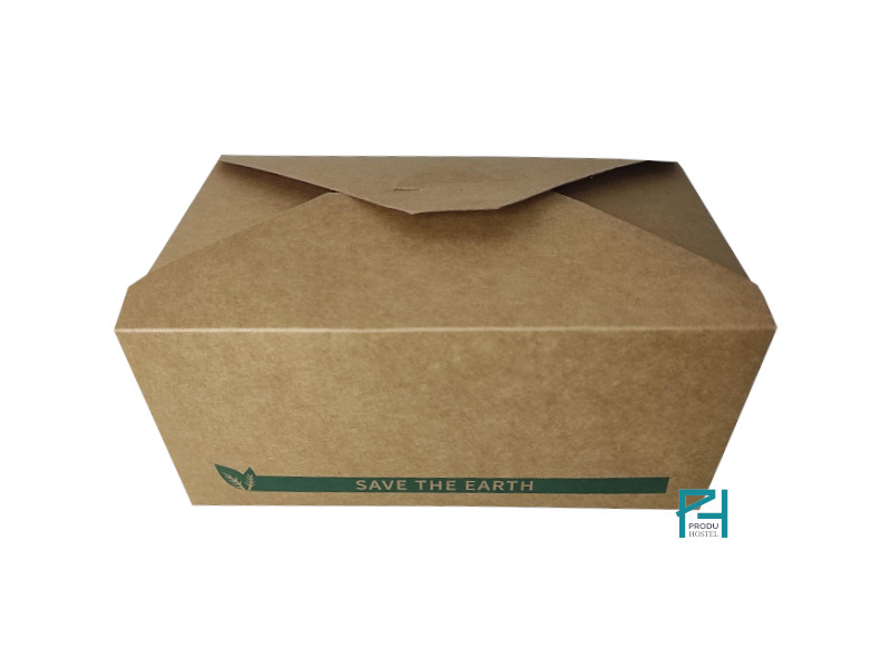 Caja de cartón natural rectangular 2800 ml