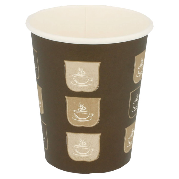 Vaso térmico de cartón decorado 180 ml
