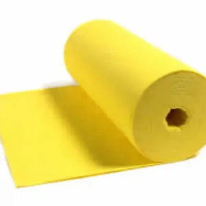 Rollo bayeta fibra amarilla 38 cm x 8 m con precorte