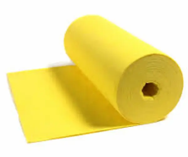 Rollo bayeta fibra amarilla 38 cm x 8 m con precorte