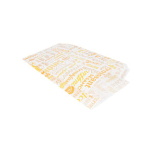 Bolsa burguer blanca Parole 19+8x26 cm, paquete 500 uds.