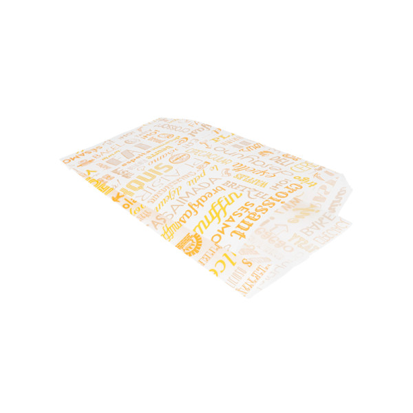 Bolsa burguer blanca Parole 19+8x26 cm, paquete 500 uds.