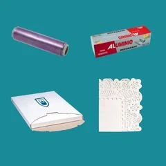 Papel aluminio y film alimentario