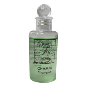 Botella de champú Té Verde 35 ml para hoteles