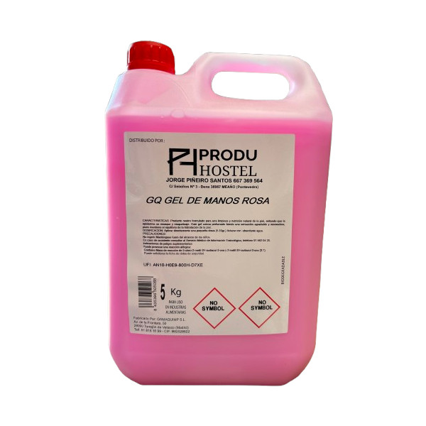 Lavamanos en gel dermoprotector rosa garrafa 5 litros