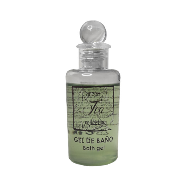 Botella de gel corporal Té Verde 35 ml para hoteles