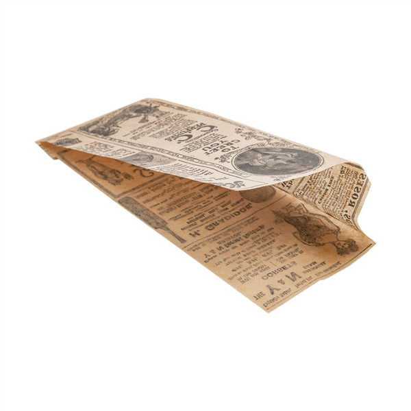 Bolsa hot dog abierta 2 lados natural Times 9+3x22 cm, paquete 500 uds.