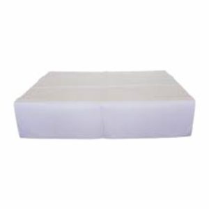 Mantel de papel cortado blanco 1 x 1,20 m