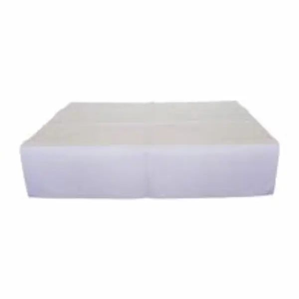 Mantel de papel cortado blanco 1 x 1 m