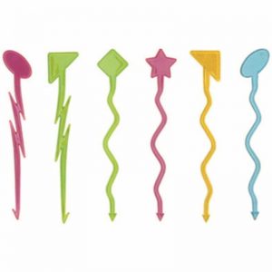 Agitadores de bebidas 18 cm colores variados