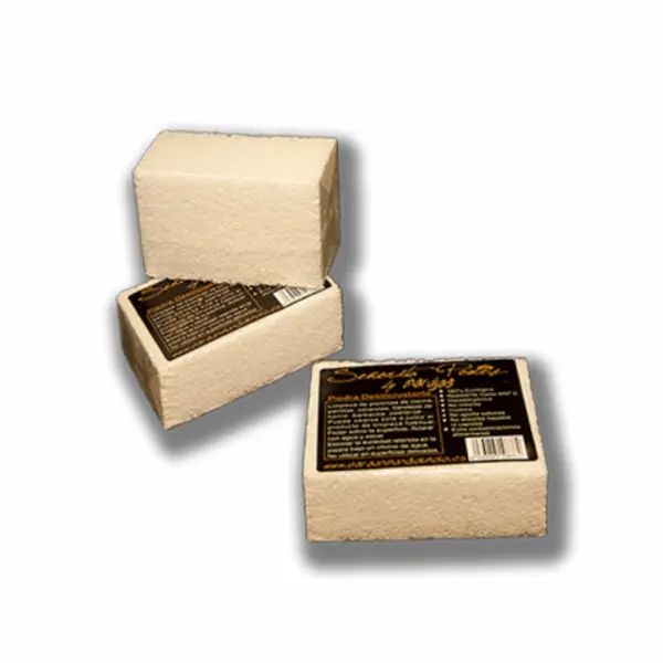 Piedra pómez blanca cocina 10x7x4 cm pack 12