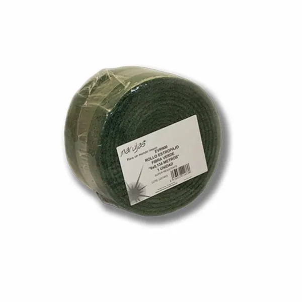 Rollo estropajo fibra verde 6 m x 15 cm