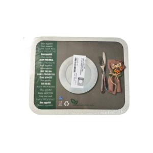 Tapa rectangular para envase de aluminio 980 ml, paquete 100 uds.
