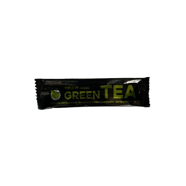Toallitas húmedas individuales para hostelería, aroma té verde